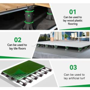 Vente directe usine – Supports de sol modernes en plastique réglables pour <span class=keywords><strong>carrelage</strong></span> et poutres, installation facile, garantie 5 ans - Product Image 2