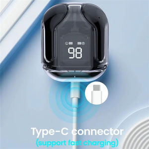 Écouteurs sans fil Bluetooth Air31, casque sport, affichage numérique LED de la puissance, casque stéréo, design transparent, son HiFi, écouteurs - Product Image 5