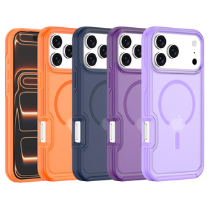 Custodia Magnetica Opaca Antiurto per <span class=keywords><strong>iPhone</strong></span> 14 15 16 17 Pro Max, <span class=keywords><strong>Cover</strong></span> Protettiva Delicata sulla Pelle - Product Image 1