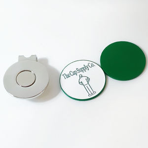 Kualitas Terbaik kustom Logo logam lembut Enamel Golf penanda bola Pin disesuaikan penanda bola magnetik Golf aksesoris topi klip Pin - Product Image 3
