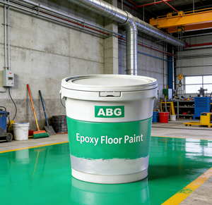 <span class=keywords><strong>Peinture</strong></span> époxy auto-nivelante à base d'eau pour sols en sable, revêtement liquide durable à appliquer au pinceau pour sols résistants à l'abrasion - Product Image 1
