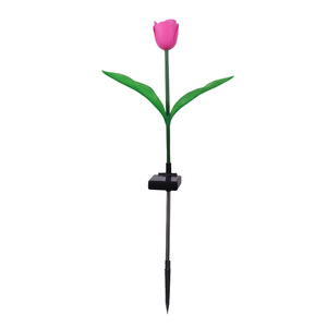 Custom Tulip LED Lawn <b>Light</b> Solar <b>Ground</b> Plug IP65 Rating High CRI 95 Dimmable Garden Courtyard Atmosphere Decoration Lighting - Product Image 6