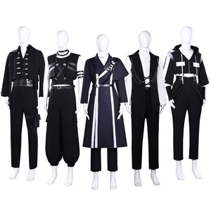 F/ACE Anime Fan - Conjunto completo de 5 personajes, uniforme escolar, disfraz de cosplay, atuendo informal de cosplay de Now Which Side of Tamon - Product Image 1