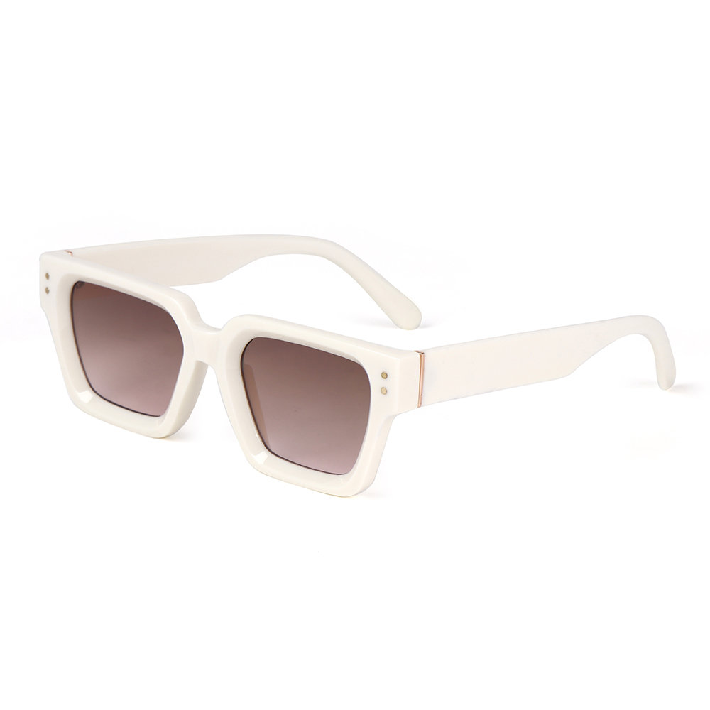 White frame with gradient PC lenses