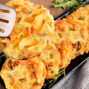 Gâteaux de tempura de légumes pré-frits, collation japonaise croustillante, friteuse à air, apéritif congelé - Product Image 5