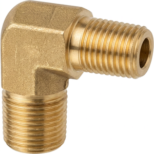 Raccords hydrauliques en laiton forgé plaqué zinc, coudes mâles NPTF à 90 degrés, adaptateur SAE, raccord de tuyau - Product Image 2