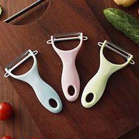 Couteau à éplucher multifonctionnel en plastique pour fruits et légumes, ustensile de cuisine domestique, direct usine