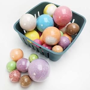 2024 plus récent personnaliser logo bio bain <span class=keywords><strong>bombe</strong></span> pied tremper balle à la main se détendre pétillant bébé soins bulle végétalien naturel pied soins de la peau - Product Image 5