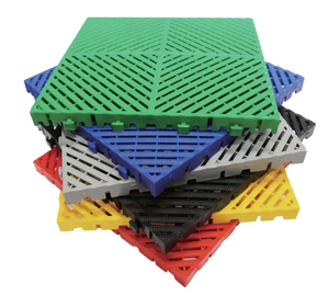 Nhà Máy Bán buôn PP nhựa sàn không trượt lồng vào nhau Mat hội thảo Modular nhà để xe gạch lát sàn cho rửa xe chi tiết cửa hàng - Product Image 6