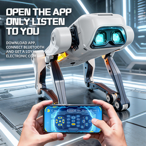<span class=keywords><strong>Chien</strong></span> <span class=keywords><strong>robot</strong></span> MILI AI à commande vocale et à distance, <span class=keywords><strong>chien</strong></span> <span class=keywords><strong>robot</strong></span> multifonctionnel programmable 2,4 GHz avec lumières pour enfant - Product Image 5