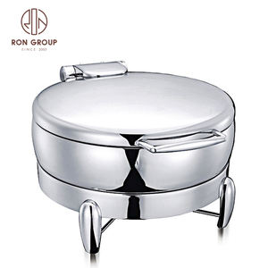 Juego de platos de acero inoxidable para decoración de Catering, calentador de comida para Bar, <span class=keywords><strong>Buffet</strong></span>, boda, Hotel - Product Image 2