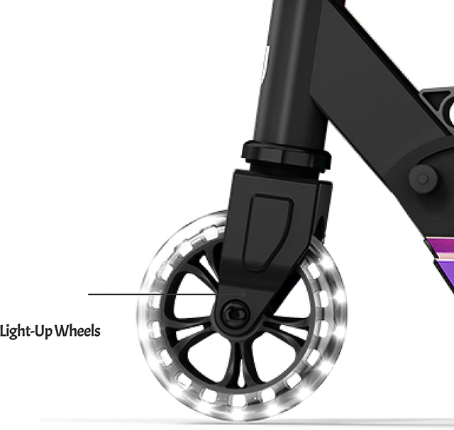 Folding Mini Scooter for Kids Aged 6-8 Years Two-Wheels New Design Folding with LED Lights