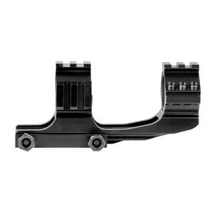 Cantilever Matte Black Dual Ring Integrated Optic Mount 25.4mm/30mm Aircraft-Grade Aluminum Alloy with 21mm Base - Product Image 4