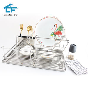 Estante de secado de platos de acero inoxidable, almacenamiento de cocina, nueva tecnología - Product Image 6