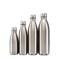 Bouteille isotherme sous vide en acier inoxydable 304 de 500 ml, forme cola, pour voiture, avec sublimation 12/24 heures