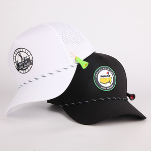 Gorra de Béisbol de Alta Calidad con 5 Paneles de Goma, Gorra Deportiva con Orificios Cortados con Láser y Cuerda, Gorra de Golf, Entrega Rápida - Product Image 2