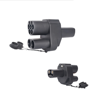 อะแดปเตอร์เชื่อมต่อรถยนต์ไฟฟ้า CCS2 สำหรับ <span class=keywords><strong>Tesla</strong></span> 150A 500V DC ชาร์จเร็ว สำหรับรถยนต์ <span class=keywords><strong>Tesla</strong></span> รุ่น <span class=keywords><strong>S</strong></span>/X/3/Y - Product Image 2
