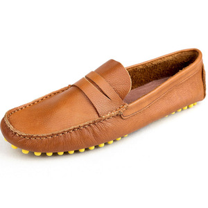 Scarpa Casual morbida scarpa singola da uomo, scarpe eleganti in pelle, pelle per uomo Schuhe vera pelle di mucca gomma strato superiore pelle bovina - Product Image 4
