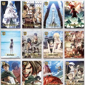 การ์ดสะสมลายการ์ตูนญี่ปุ่นโจมตีไททัน, การ์ด <span class=keywords><strong>Levi</strong></span> ackeren yeager หายากเกมบอร์ดเกมกล่องบูสเตอร์ TCG ของขวัญของเล่นเด็ก - Product Image 5