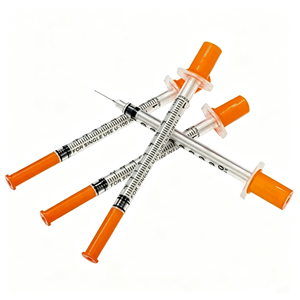 <span class=keywords><strong>Jeringa</strong></span> de Insulina Desechable de 0.5ml 6mm 31g 32g, Material 100% PP, OEM/ODM, Garantía de 5 Años, Apta para Uso Animal - Product Image 1