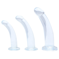 Ninghao SM Godemiché transparent à ventouse pour hommes et femmes, dispositif d'expansion anale, masturbateur vaginal, produits unisexes