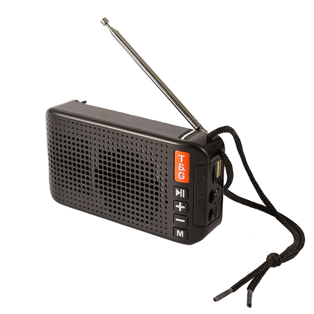 Support Solar Charging TG184 Portable Wireless Speaker Support FM TF Card USB Mobile Phone Car Radio Design Mini Speaker