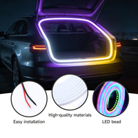 Bande lumineuse LED pour coffre de voiture, étanche, flexible, lampe intérieure pour éclairage de coffre, universelle pour toutes les voitures, SUV et véhicules