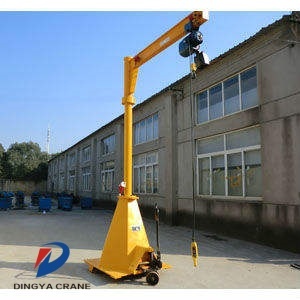 Grue d'atelier portique à flèche articulée 2T, télécommandée, avec palan électrique motorisé, portable et mobile - Product Image 4