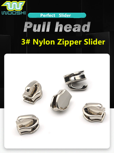 3 # thời trang biểu tượng tùy chỉnh trồng dây kéo <span class=keywords><strong>puller</strong></span> bán buôn Nylon Dây Kéo Túi trượt kim loại kẽm hợp kim mạ cung cấp tùy chỉnh màu sắc - Product Image 4