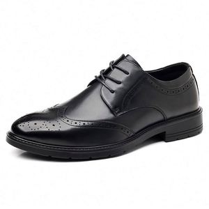 Men's <b>Leather</b> <b>Shoes</b> High End Spring Business Formal British Style Wedding Loafers <b>Slip</b>-<b>On</b> - Product Image 2