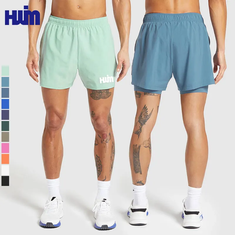 Heren Gym Shorts Snel Droog Bermuda Shorts Custom Logo Sportkleding Workout Jogger Hardloopshorts Voor Heren