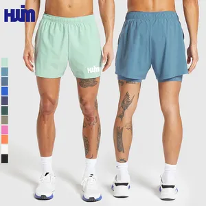 Men's Gym Shorts Quick Dry Bermuda Shorts Custom Logo Sportswear Workout Jogger Running Shorts For Men