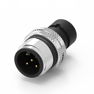 Connecteur industriel mâle/femelle M12 à code A moulé avec câble, étanche IP67 - Product Image 2