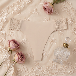 Tangas sin Costuras para Mujer al por Mayor, Color Sólido, Suaves y Elásticas, de Talle Bajo, Ropa Interior Transpirable para Uso Diario, Lencería Femenina - Product Image 2