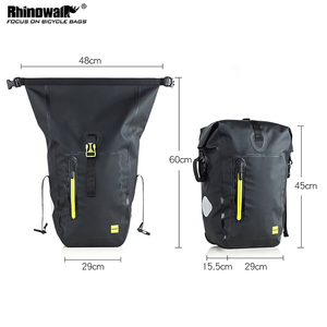 Borsa Portapacchi per Bicicletta Rhinowalk 25L Impermeabile Borsa da Viaggio Posteriore per <span class=keywords><strong>Bici</strong></span> - Product Image 3
