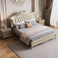 Meubles de luxe en bois de pomelo pour appartement, hôtel, salon, chambre à coucher, armoire, ensemble de chambre à coucher, vente en gros