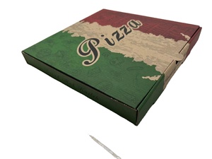 Caja <span class=keywords><strong>de</strong></span> <span class=keywords><strong>Pizza</strong></span> Cuadrada <span class=keywords><strong>de</strong></span> Cartón Corrugado Rojo <span class=keywords><strong>de</strong></span> 6/8/10/12/14/16 Pulgadas del Fabricante - Product Image 2