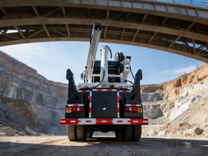 Nuovo <span class=keywords><strong>Camion</strong></span> Diesel Elettrico 6x4 per Cavi Pesanti con Verricello Idraulico e Avvolgitore per Grandi Miniere a Cava Aperta, Capacità di Carico Super Elevata - Product Image 4