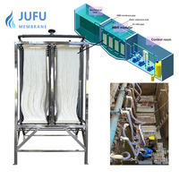 Système de filtration des eaux usées personnalisé avec élément MBR à membrane PVDF à fibres creuses de 360 M2, 0,1 μm, pour la construction, les restaurants, les hôtels