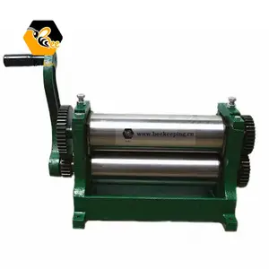 Beekeeping Equipment Manual Rolling Machine / Plate Rolling Beading Machine / Comb Flat Sheet Making Machine for Beeswax Sheet