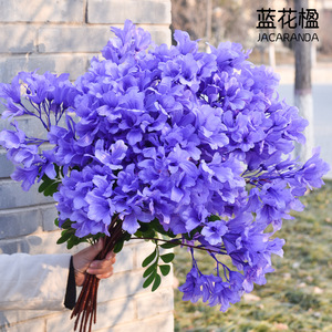 Ramo de Jacaranda Artificial Morado, Tela Impermeable para Decoración de Interiores y Exteriores - Product Image 2