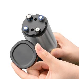 Juego de molinillo de sal y pimienta eléctrico Gravity Juego de molinillo de sal y pimienta automático con luz LED, funciona con pilas - Product Image 2