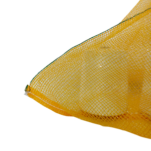 Sacs en filet circulaires avec étiquette, taille personnalisée 10 kg 20 kg, sacs à cordon pour oignons, pommes de terre et autres produits. - Product Image 3