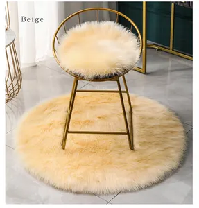 Wholesale Shaggy Fur Faux Sheepskin Fur Rug Area Carpet Furry Fluffy Faux Sheepskin Carpet And Faux Fur Sherpa Carpet