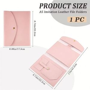 Personalized PU Leather Promotional Handmade Notebook Cover Card Slots Refillable Case A5 Travelers Envelope Welcome <b>Gifts</b> - Product Image 6