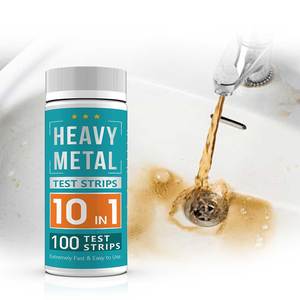 <span class=keywords><strong>Kit</strong></span> de <span class=keywords><strong>test</strong></span> des métaux lourds |   Testeur d'eau 10 en 1 pour les métaux |   Analyse de laboratoire Fer Plomb Manganèse Mercure Nickel Cuivre Fer - Product Image 1