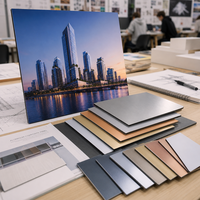 Panneau composite en aluminium personnalisé pour affichage culturel, pour signalisation d'informations sur les expositions muséales et descriptions des œuvres d'art