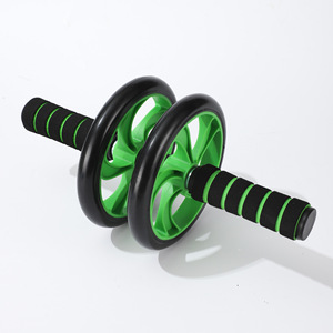 Núcleo <span class=keywords><strong>de</strong></span> acero silencioso doble con rodillera con mango <span class=keywords><strong>de</strong></span> espuma antideslizante para gimnasio en casa, equipo <span class=keywords><strong>de</strong></span> entrenamiento <span class=keywords><strong>de</strong></span> fuerza central, rodillo AB - Product Image 4