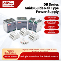 Fuente de Alimentación LED Industrial Mean Well DR-30 de 30W, Salida Única de 12V, para Riel DIN, AC-DC