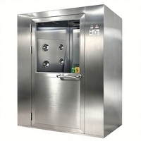 Cabine de douche à air en acier inoxydable avec système d'interverrouillage pour l'industrie pharmaceutique